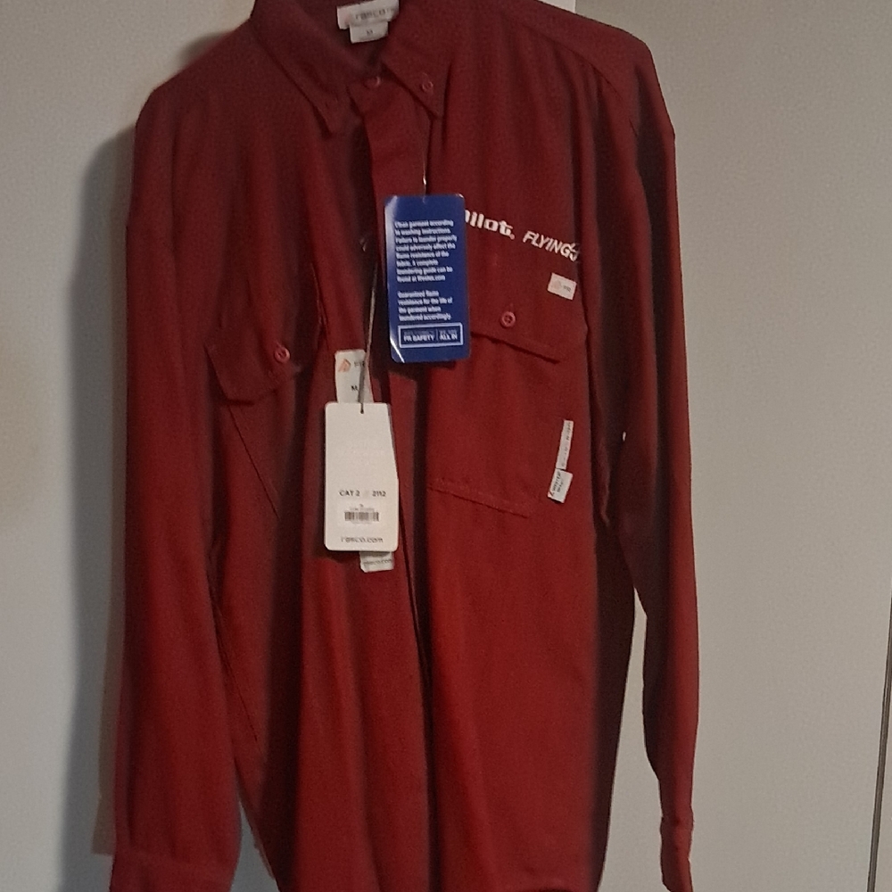 Flame Resistant Pilot Flying J Button Up Shirt